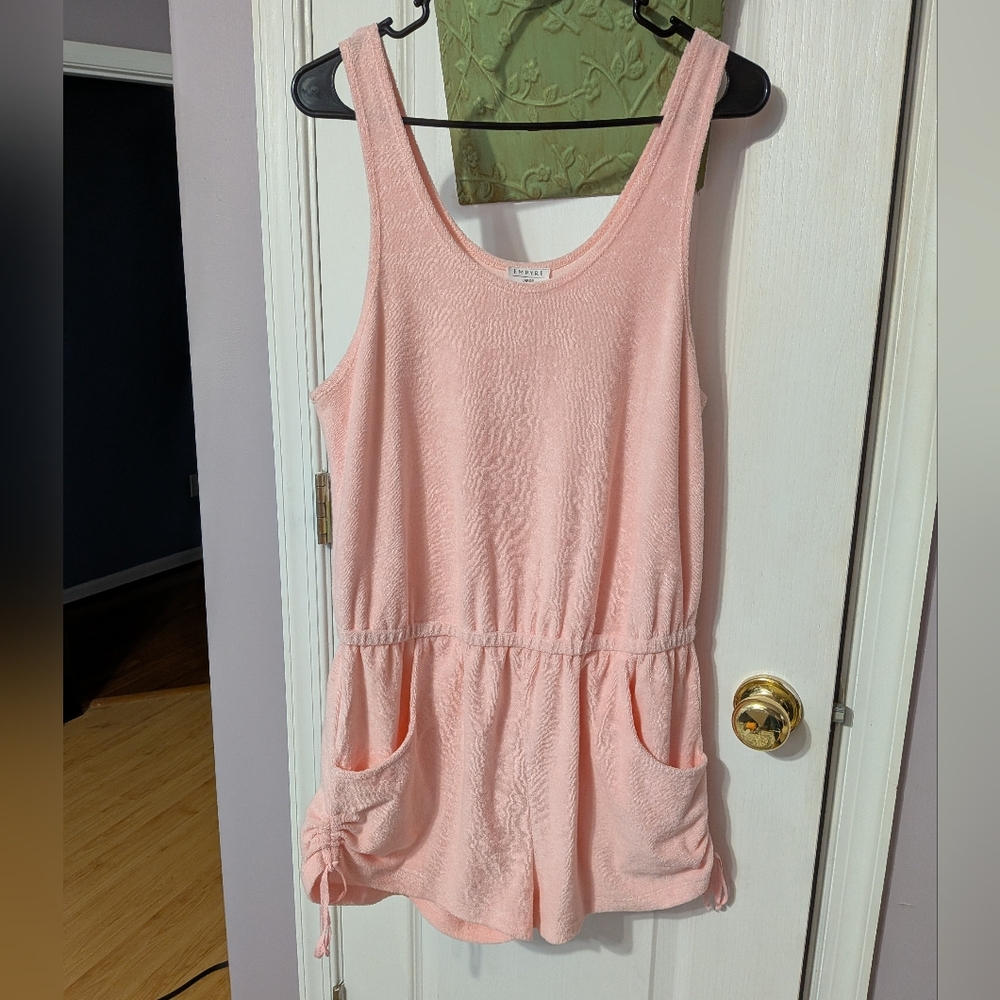 Pink Sleeveless Romper